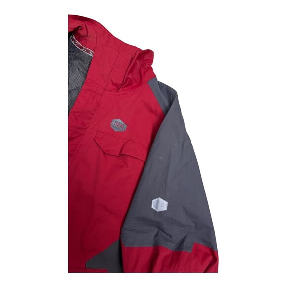 HELLY HANSEN Waterproof Snowboard Ski Red Y2K Winter Parka Jacket Mens XL - Picture 6 of 9